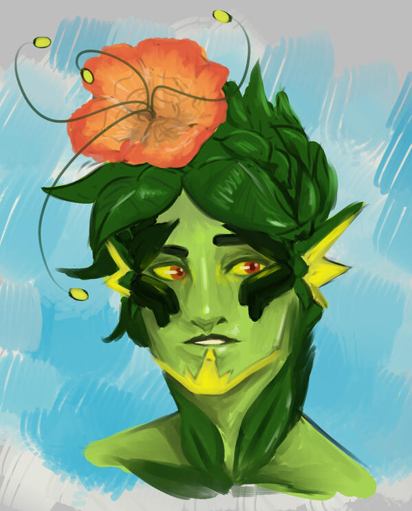 Sylvari!Rye Headshot